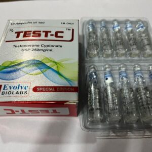 Testo Cypionate 250mg 10 Ampoules of 1ml bottles